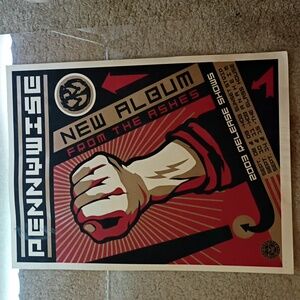 PENNYWISE - Shepherd Fairy Limited Printed Poster for The Record Release Party